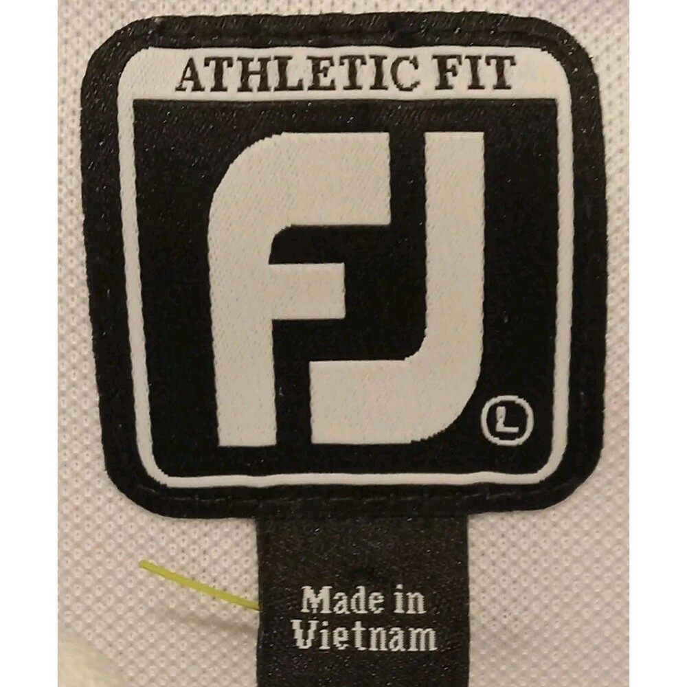 FootJoy Polo Shirt Men’s Size Large – White 3-Button Web.com Tour Championship‎ - Picture 8 of 8